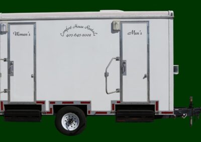 5 Stall Executive Restroom Trailer